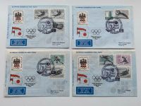 8 x Flugpost Tokio Olympia 1964 Air Mail Briefmarken Cover Beuel - Limperich Vorschau