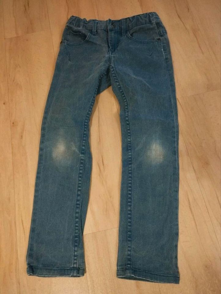 Blaue Jeans mit verstellbarem Bündchen gr 128 C&A in Hannover