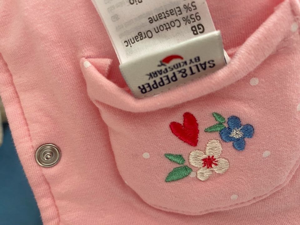 Salt & Pepper Babyjacke mit Stickerei, rosa, Gr. 56, NEU! in Hannover