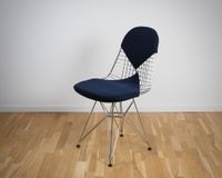 2 x Vitra Herman Miller Wire Chair DKR-2 Bikini in Stoff blau Stuttgart - Stuttgart-West Vorschau