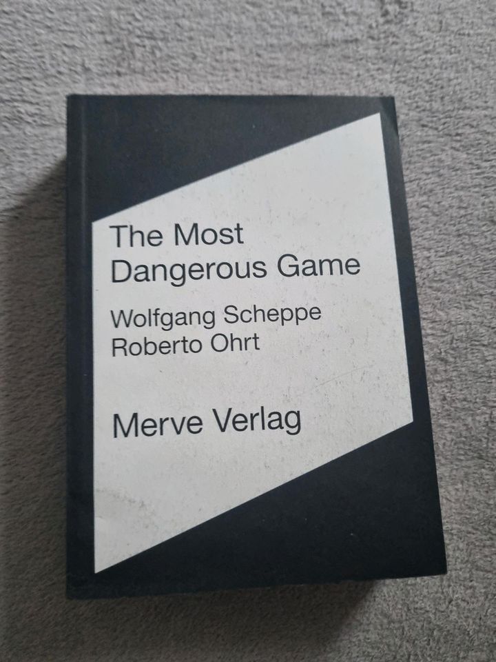 +++ WOLFGANG SCHEPPE / ROBERTO OHRT +++ THE MOST DANGEROUS GAME + in Wuppertal