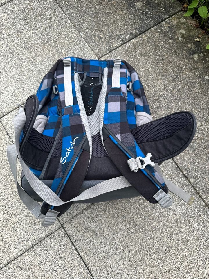 Satch Schulrucksack+Sporttasche Set blau in Böhmenkirch