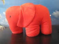 Großer Plüsch Elefant rot · Elefanten ®  65 cm l x 45 cm h Baden-Württemberg - Weingarten (Baden) Vorschau