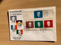 BUND BRD 1968 - Großer Ersttagsbrief FDC Block 4 Adenauer Tod Bayern - Zorneding Vorschau