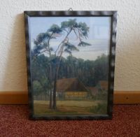 gerahmtes Gemälde 39,5 x 31,5 cm Süd - Niederrad Vorschau