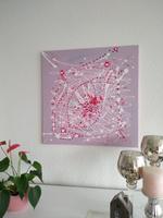 Modernes abstraktes Bild auf Leinwand, Acrylfarben, 50x50 cm Bayern - Oberstdorf Vorschau