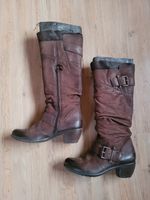 Stiefel braun Leder caprice 38 Niedersachsen - Braunschweig Vorschau