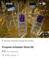 Aufsteller NEu für Prospekte Werbung Niedersachsen - Tostedt Vorschau