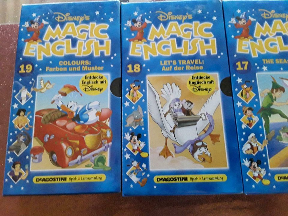 24 VHS Disney'sMagic Englisch Lehrspass.... in Teublitz