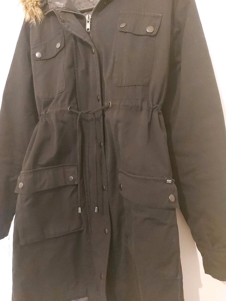 Damen Umstandsmode Parka Jacke Mantel Babybauch schwarz Gr S M 38 in Walsrode