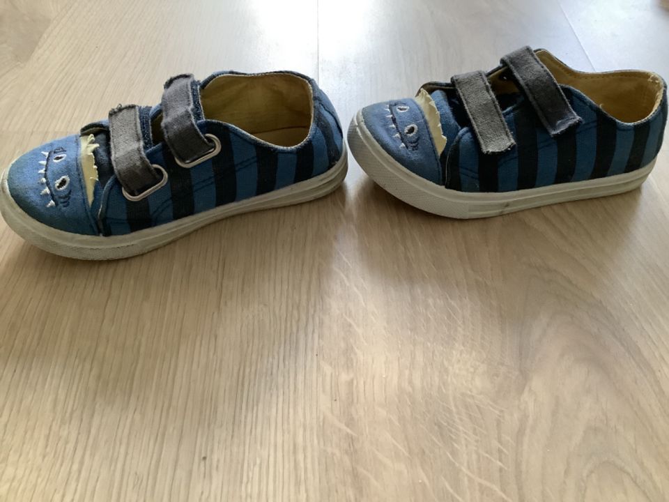 Bobbi Shoes, Sommerschuh, blau Monster Größe 25 Klettverschluss in Pohlheim