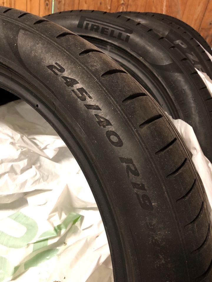 4x 245 40 R19 98 Y Pirelli Sommerreifen P Zero Satz in Morbach