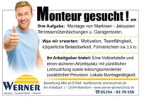 Monteure / Schlosser / Tischler / Allrounder in Festanstellung Nordrhein-Westfalen - Paderborn Vorschau