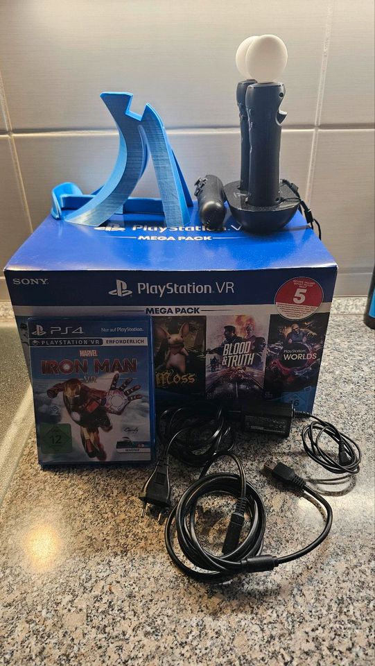 MEGA SET! PLAYSTATION 4 VR INKL.3x MOVE CONTROLLER &SPIEL LESEN! in Hamburg