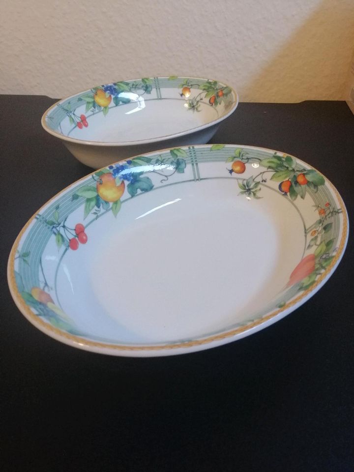 2x ovale Servierschüssel, Wedgwood Home - Eden, Geschirr in Kassel