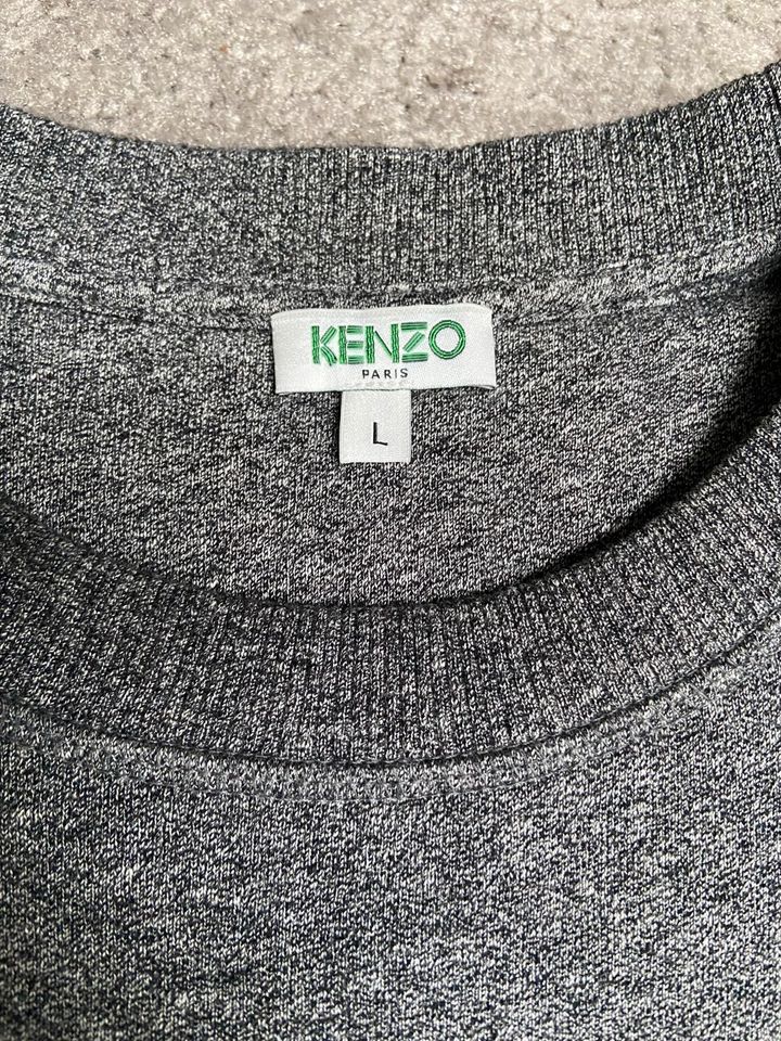 ORIGINAL! Kenzo Sweatshirt Herren Grau Tiger Neon in Düren