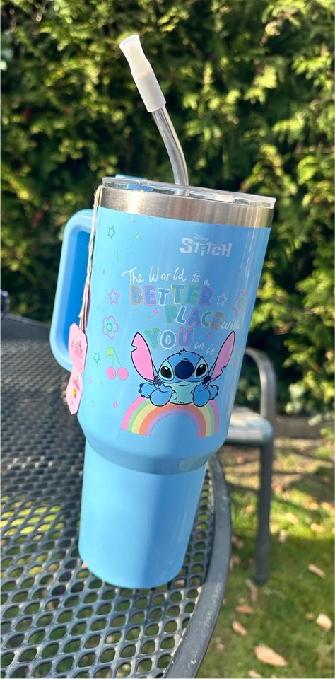 Primark Stitch Thermobecher Trinkbecher Stanley Coffee to go in Werne