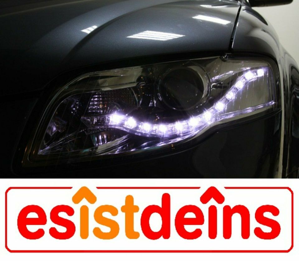 Scheinwerfer LED Standlicht Audi A4 Typ B7 Bj 11/04-11/07 Schwarz in Quickborn