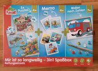 Spielesammlung 3 in 1 Spaßbox 3 Puzzle 1Memo 1 Malen nach Zahlen Nordrhein-Westfalen - Hattingen Vorschau