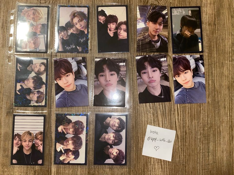 Stray Kids I am Not Photocards WTS Changbin, Seungmin, I.N, Chan in Cham