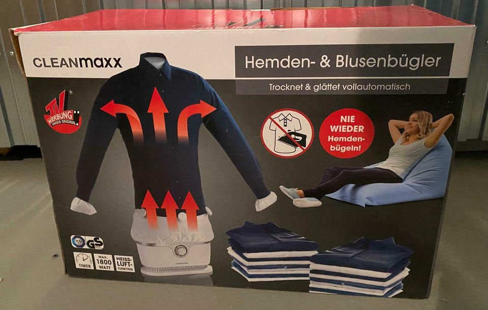 Cleanmaxx Hemden- und Blusenbügler in OVP in Düsseldorf