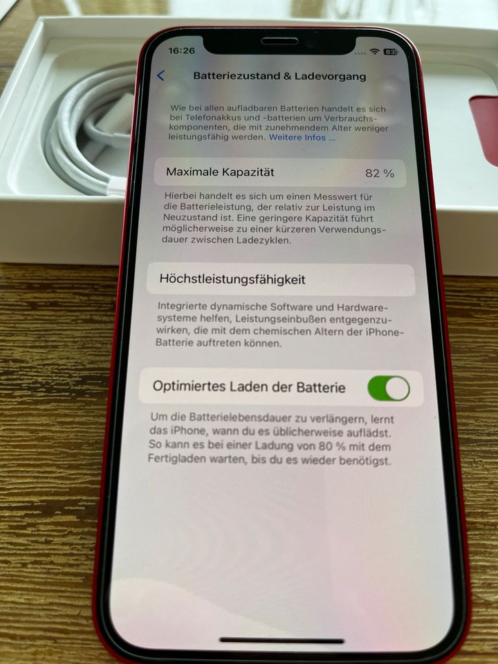 iPhone 12 Mini  64GB RED in OVP in Mönchweiler