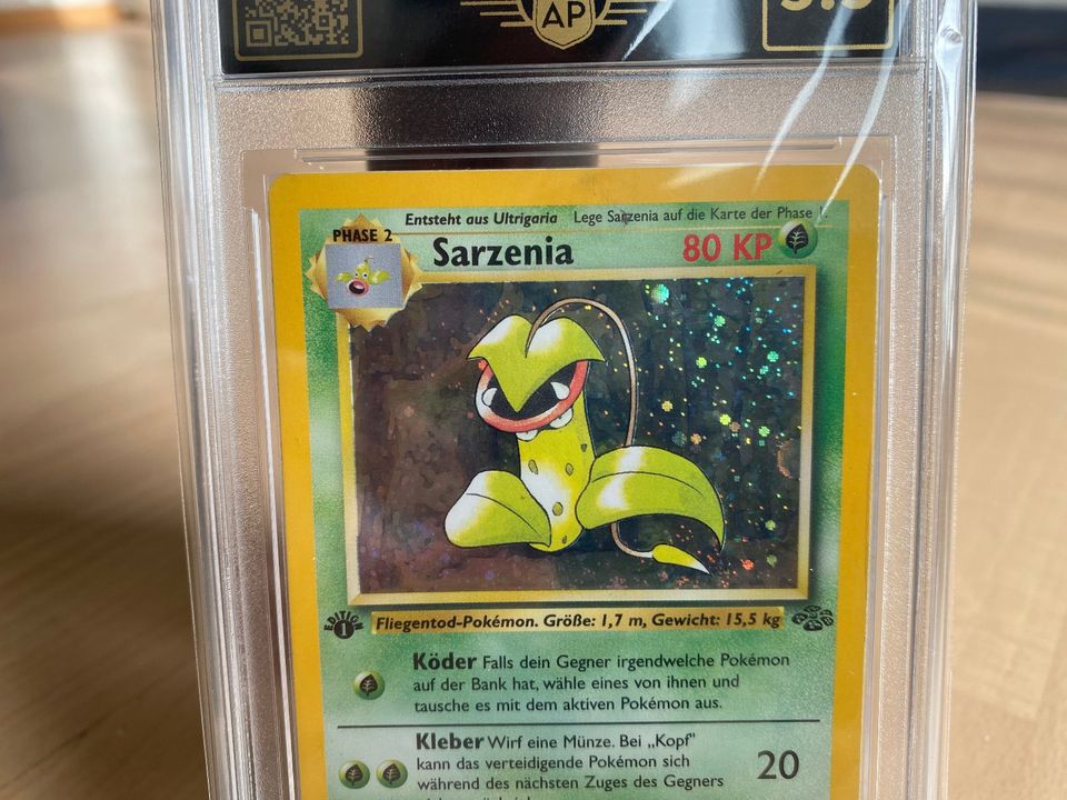 Pokemon Karte Sarzenia 1. Edition Holo Dschungel 14/64 AP in Gronau (Westfalen)