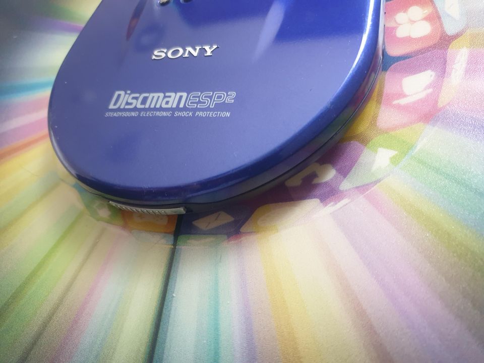 Sony Discman ESP2 D-E775 1998 Blue in Koblenz