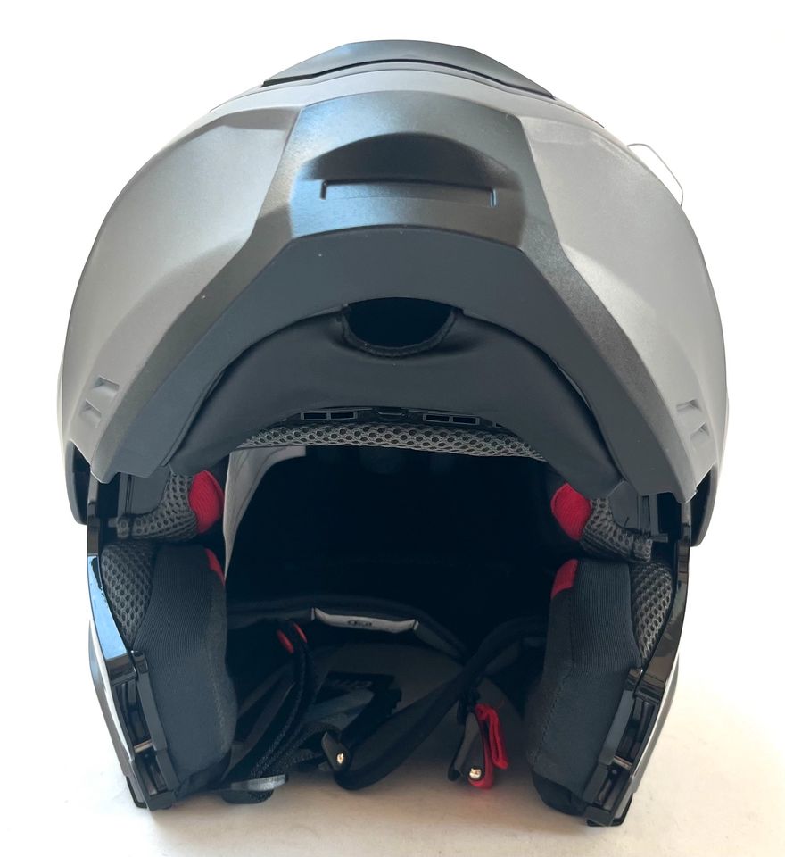 Neu Crivit Motorradhelm Klapphelm Vollschutzhelm XL anthrazit in Schwarme