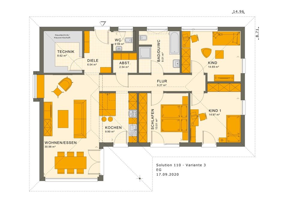 Nachhaltig und energieeffizient bauen mit Living Haus in Lampaden