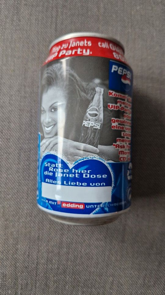 Pepsi Dose Janet Jackson VIP Party Geschenk-Dose leer Can in Hagen