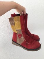 Winterboots Patchwork Stiefeletten Leder rot gelb beige Gr 37 Nordrhein-Westfalen - Herne Vorschau