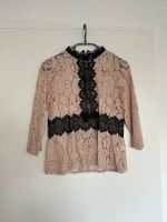 Bluse top Shirt spitze rosé beige schwarz Büro Party festlich Rostock - Toitenwinkel Vorschau