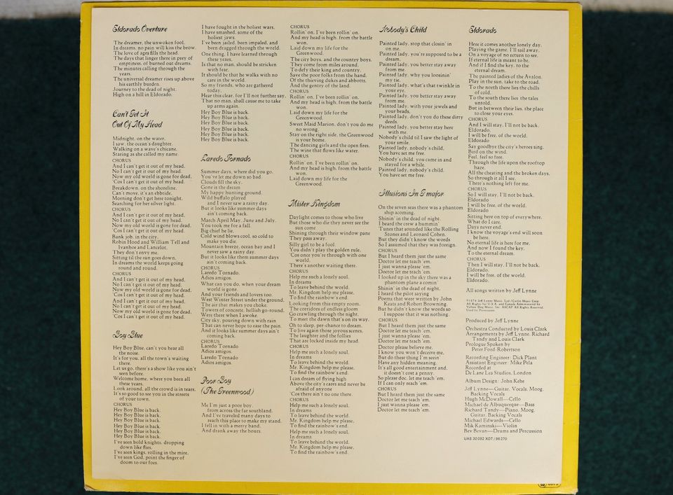Electric Light Orchestra - Eldorado; 1974; Vinyl (LP) in München