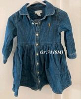 RALPH LAUREN Baby Polo-Jeanskleid, Gr 74, denim, TOP-Zustand Nordrhein-Westfalen - Korschenbroich Vorschau