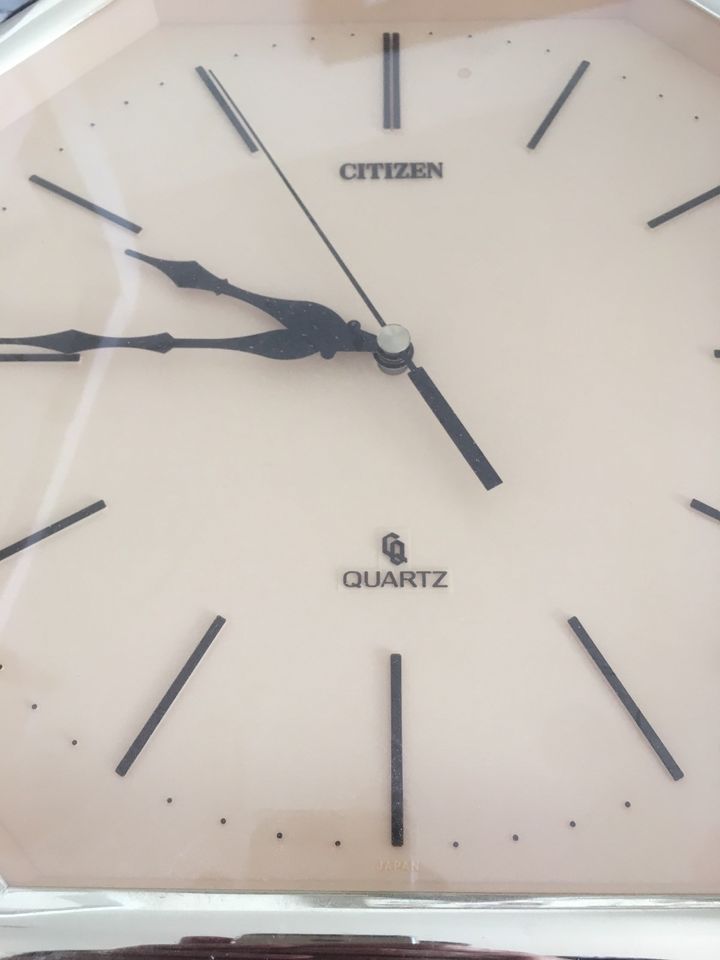 Citizen Quartz Uhr Wanduhr Retro Vintage City in Schnelldorf