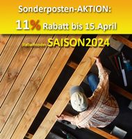 Aktion Holz Sonderposten 11% Rabatt bis zum 15. April Brandenburg - Potsdam Vorschau