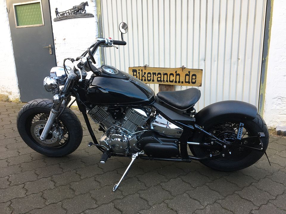 Yamaha XVS 1100 Bobber Umbau* Black Beauty* Einzelstück* TOP* in Süsel