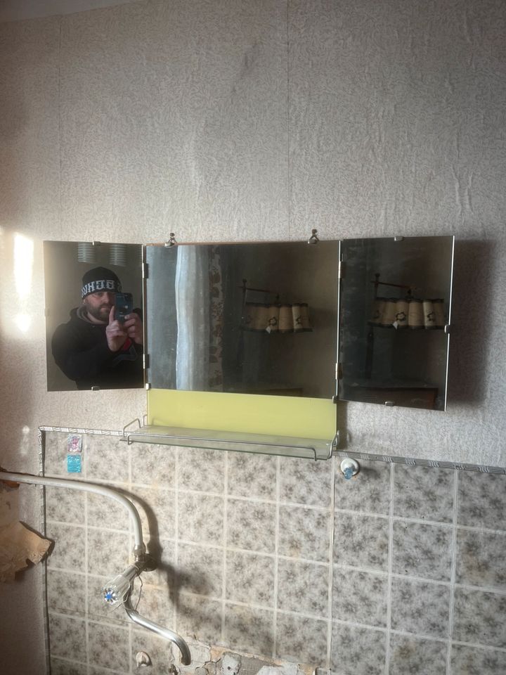 Spiegel mit Glas Ablage in Geyer