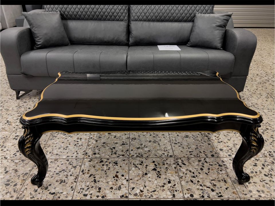 Couchtisch Barock  in Schwarz / Gold   B/H/T: ca. 120x49x70 cm in Mönchengladbach