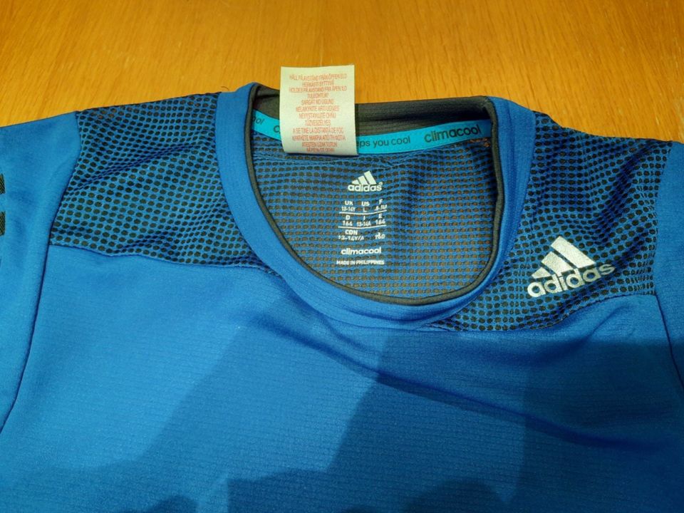 Sportshirt Adidas Climacool Größe 164 in Düsseldorf