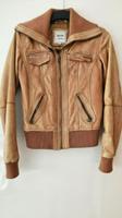 Bersha Leder Jacke braun/ ocker Gr.S echtes Leder Bayern - Augsburg Vorschau