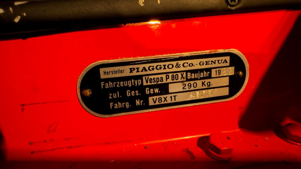 Piaggio Vespa px 80 x rot 1982 in Lünen