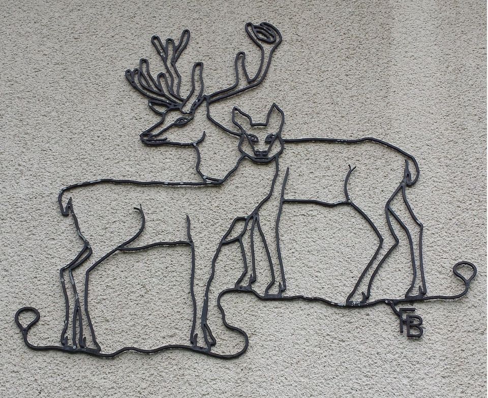 Fassadenschmuck Hausschmuck Wanddekoration Schmiedeeisen Kunst in Heidelberg