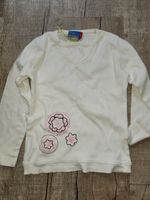 104, topolino, weißes Langarmshirt, V-Ausschnitt, drei rosa braun Baden-Württemberg - Nürtingen Vorschau