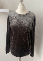 H&M Samt Pulli Pullover grau Größe S Bayern - Coburg Vorschau