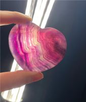 Pink fluorite bowl heart / Pinke Fluorit Herz Schale Schüssel Kiel - Gaarden Vorschau