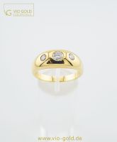 funkelnder Goldring mit 3 Diamanten ca. 0,64 Ct. aus 14 Kt. 585er Gold | Damen - Vio Gold G1295 Bayern - Regensburg Vorschau