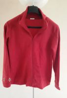 WIE NEU* roter Pullover rote Jacke rot Fleece Größe L XL 42 44 Bayern - Retzstadt Vorschau