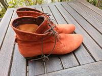 orange-herbstrote Wildlederstiefeletten von Think Größe 41 Bayern - Bayreuth Vorschau